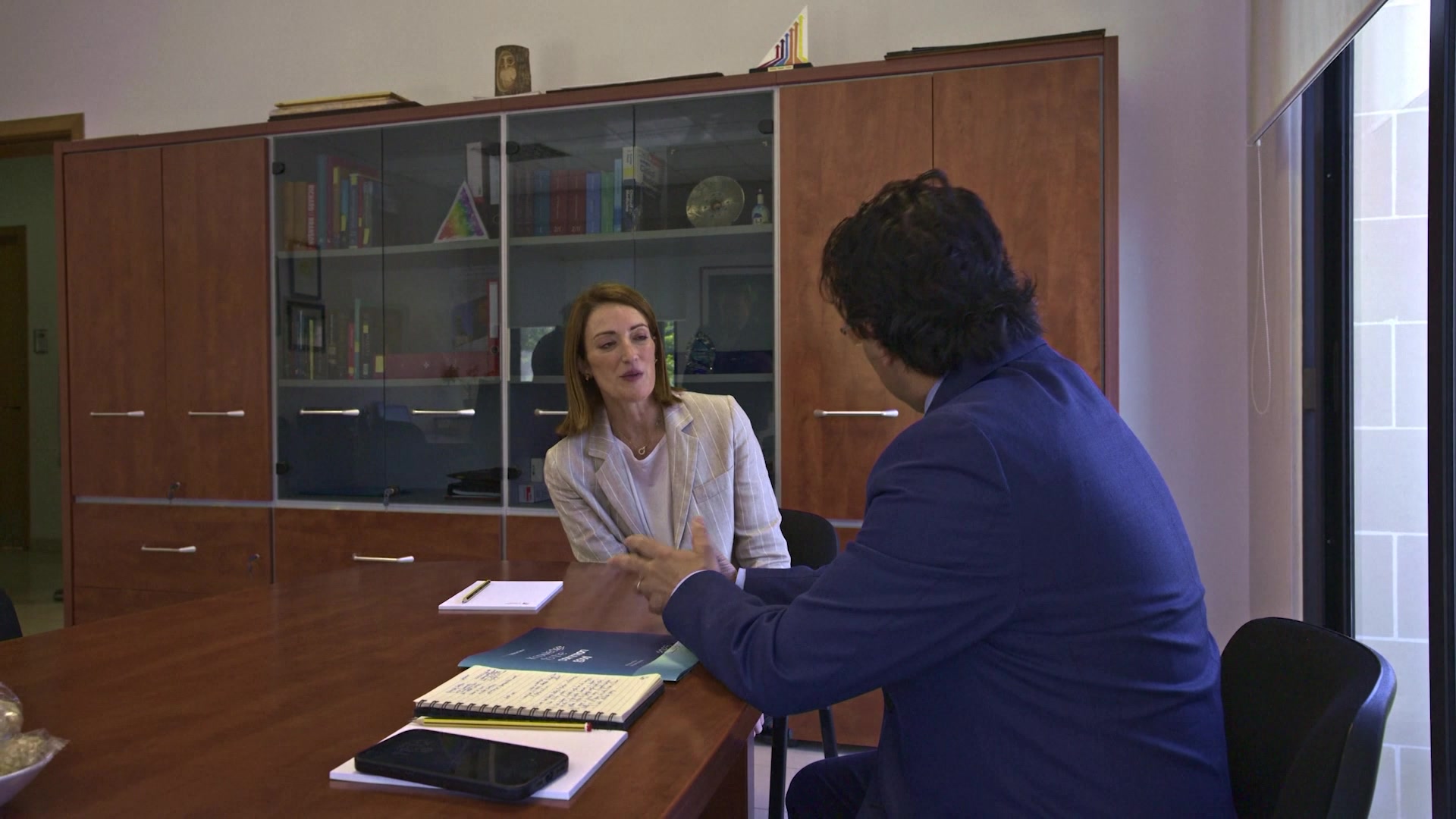 Official visit by Roberta METSOLA, EP President to L-Imsida (Malta): extracts from the meeting with Frank BEZZINA, Rector-elect of the University of Malta